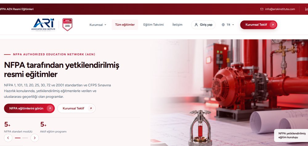 ARIS Institute web sitesi