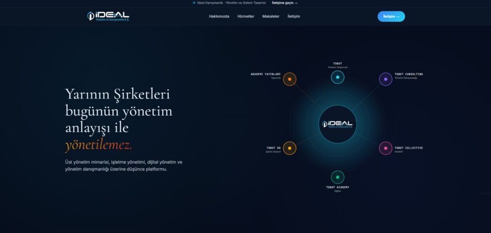 İdeal Danışmanlık web sitesi