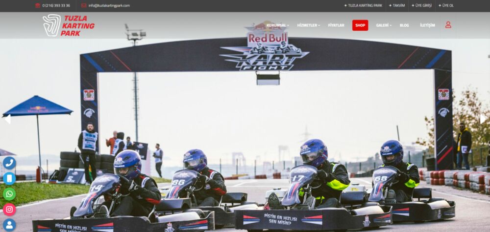 Tuzla Karting Park web sitesi