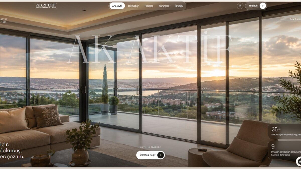 AK Aktif — Kurumsal web sitesi